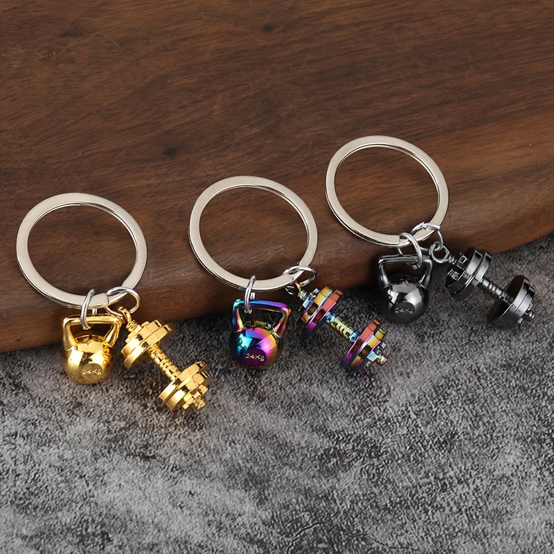 Sports Equipment Used - A creative alloy keychain shaped like