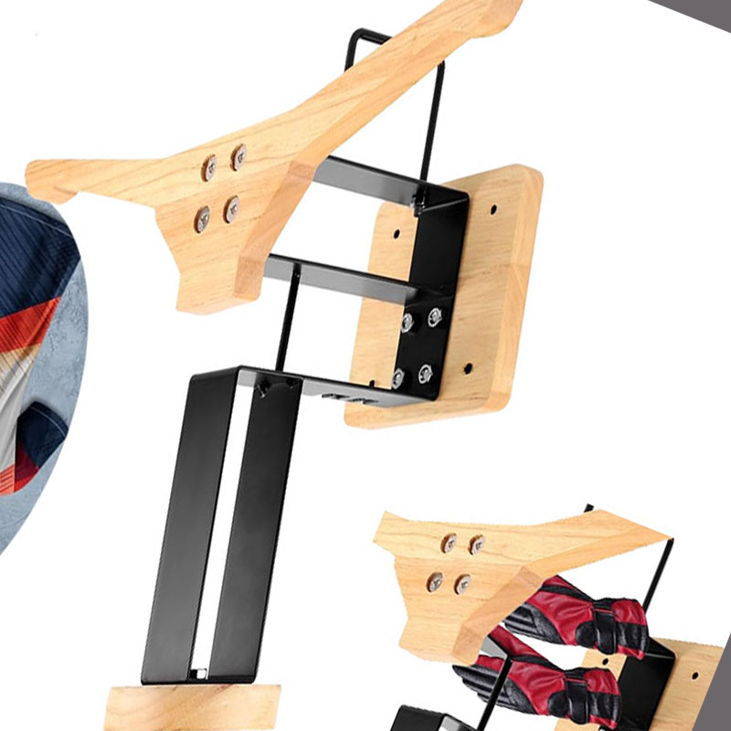 Wood Motorcycle Helmet Holder  - Sports Equipment Home incelemesi ve fiyatı