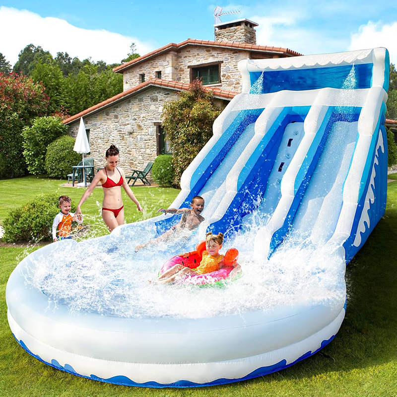 6.3M Blue White Safari Inflata - Sports Equipment Rental incelemesi ve fiyatı