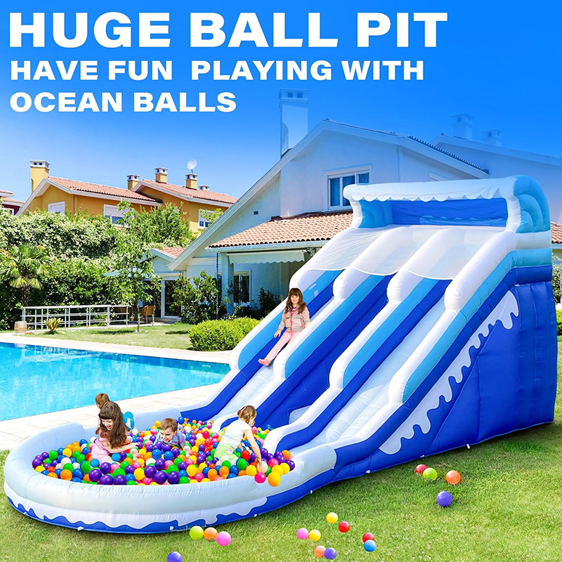 6.3M Blue White Safari Inflata - Sports Equipment Rental incelemesi ve fiyatı