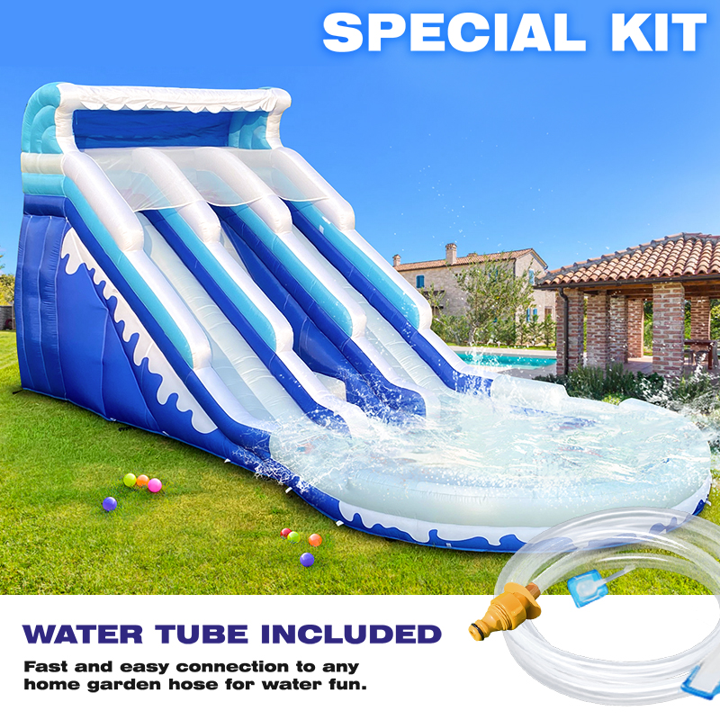 6.3M Blue White Safari Inflata - Sports Equipment Rental incelemesi ve fiyatı