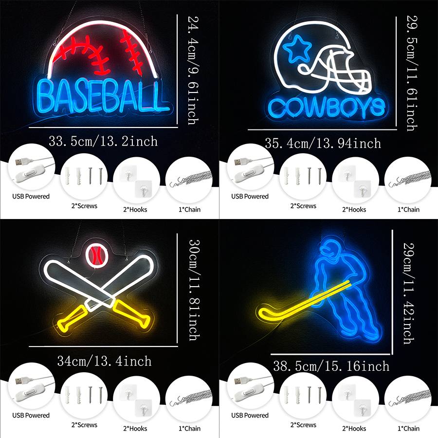 Sports Led Neon Sign, Equipmen - Sports Equipment Used incelemesi ve fiyatı