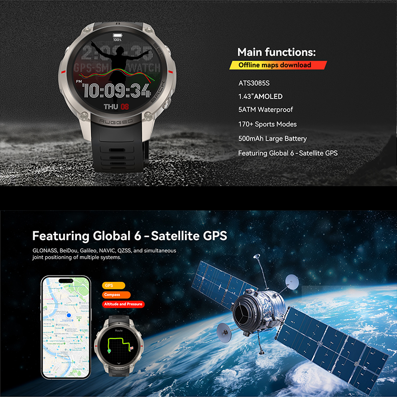 GPS Outdoor Sports Watch Equip - Sports Equipment In French incelemesi ve fiyatı