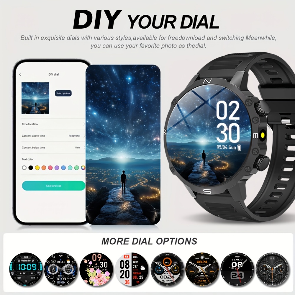 Men's Smartwatch, for iPhone a - Sports Equipment In French incelemesi ve fiyatı